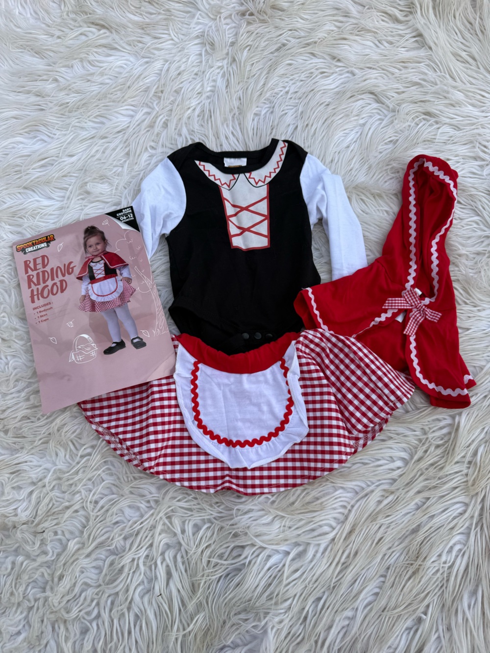 Kids red riding hood costume (A5)